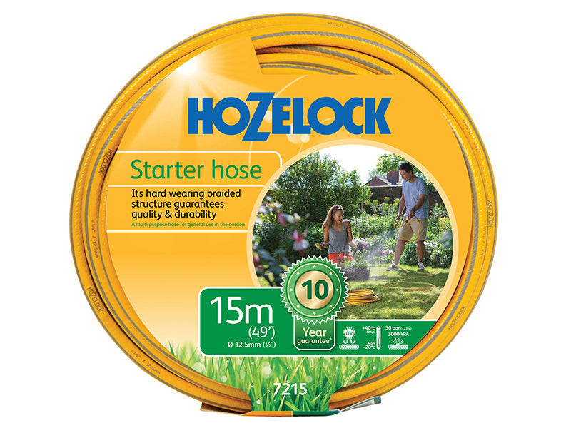 7215 Starter Hose 15m 12.5mm (1/2in) Diameter, Hozelock