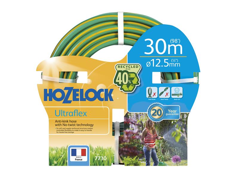 7730 Ultraflex Hose 30m 12.5mm (1/2in) Diameter, Hozelock