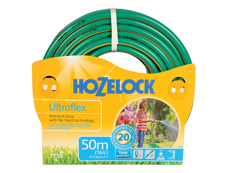 7750 Ultraflex Hose 50m 12.5mm (1/2in) Diameter, Hozelock