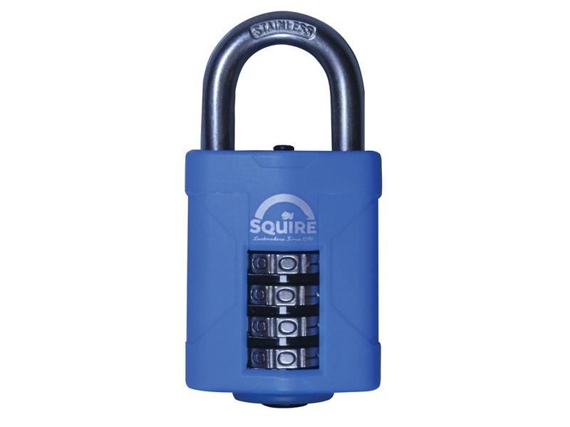 CP50S Heavy-Duty Rustproof Marine Combi Padlock 50mm, Squire