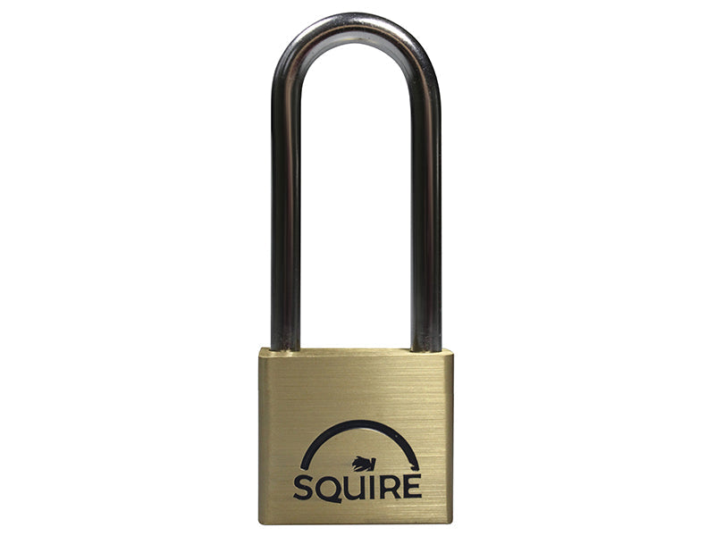 LN4LS Lion Brass Padlock 5-Pin 40mm - 65mm Long Shackle, Squire