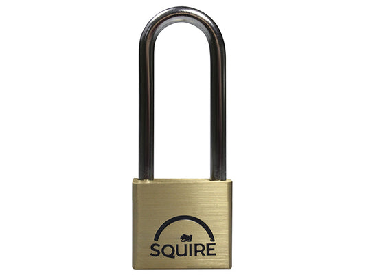 LN4LS Lion Brass Padlock 5-Pin 40mm - 65mm Long Shackle, Squire