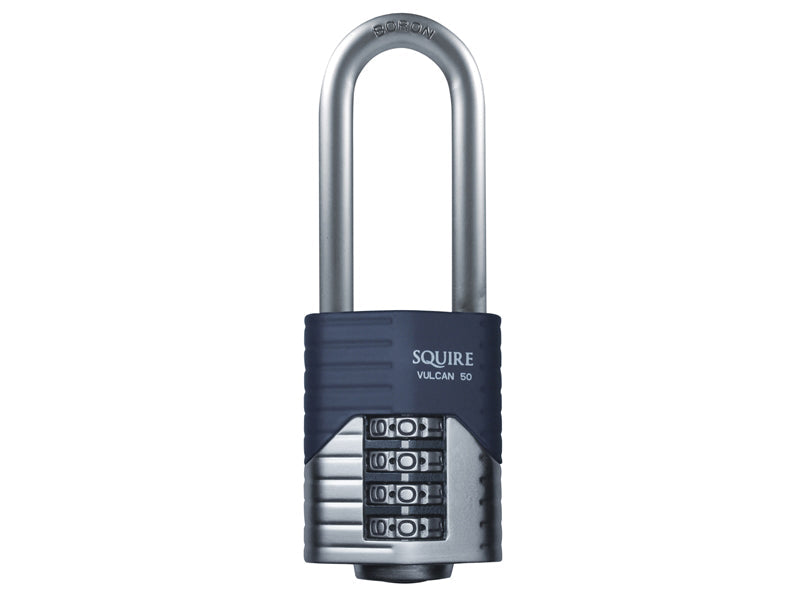 Vulcan Long Boron Shackle Combination Padlock 40mm, Squire