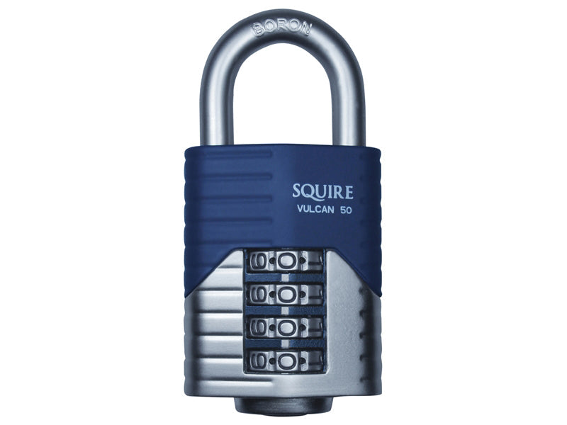 Vulcan Open Boron Shackle Combination Padlock 40mm, Squire