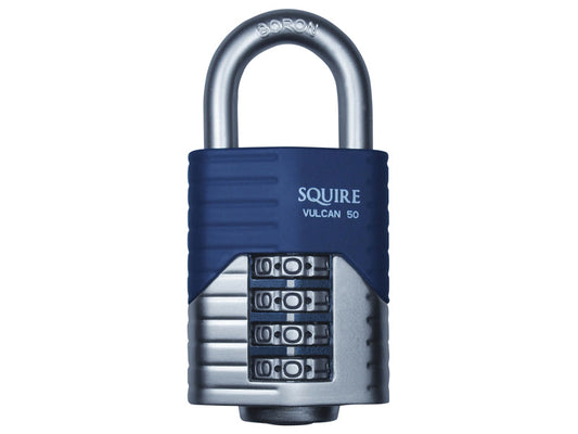 Vulcan Open Boron Shackle Combination Padlock 40mm, Squire