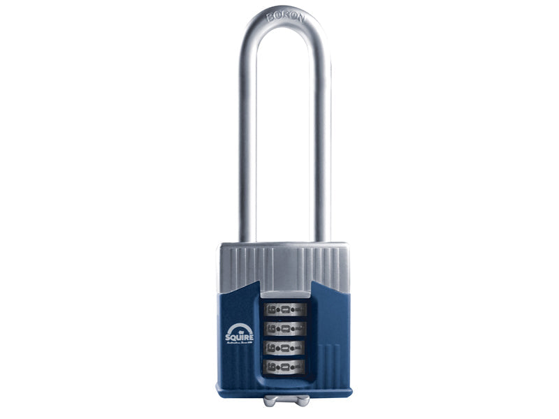 Warrior High-Security Long Shackle Combination Padlock 45mm, Squire