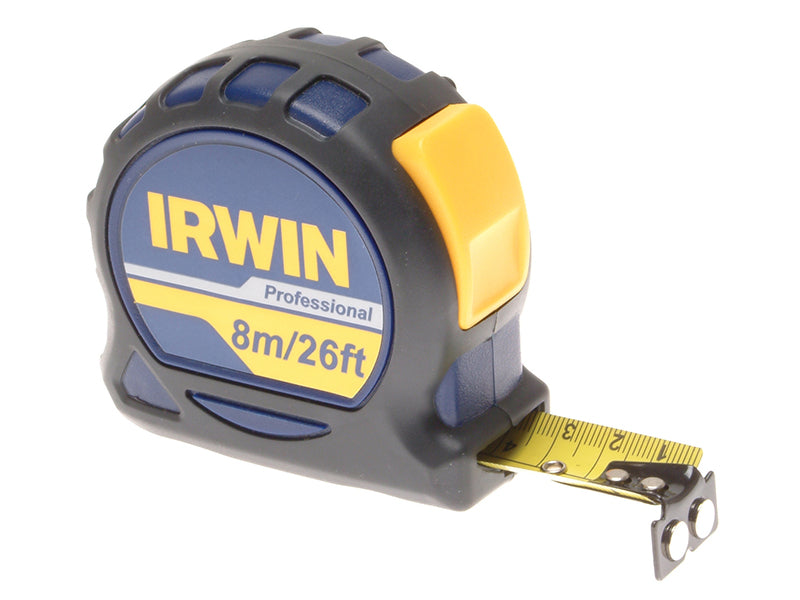 Professional Pocket Tape 8m/26ft (Width 25mm) Carded, IRWIN®