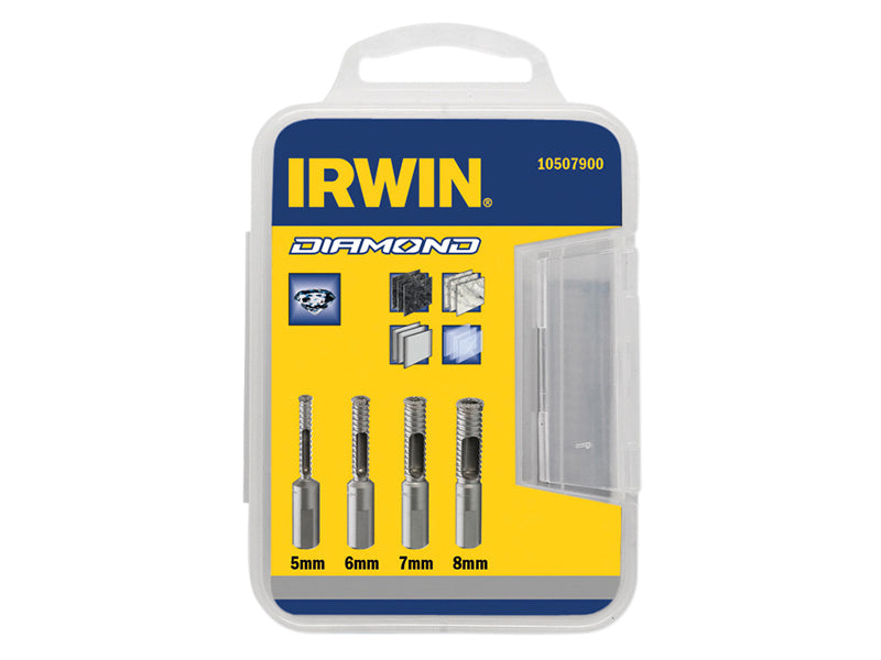 Diamond Drill Bit Set 4 Piece 5-8mm, IRWIN®