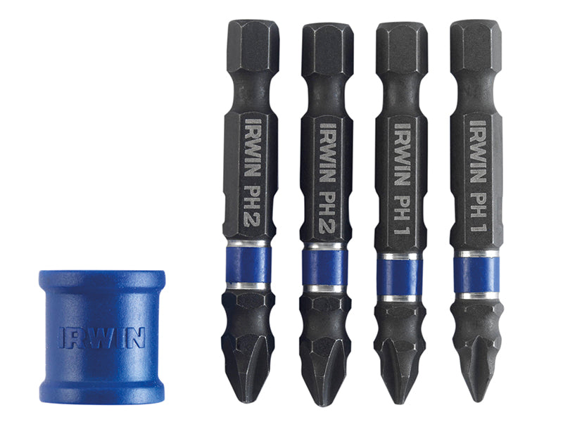 Phillips/Pozidriv Impact Magnetic Screwdriver Bit Set, 5 Piece, IRWIN®