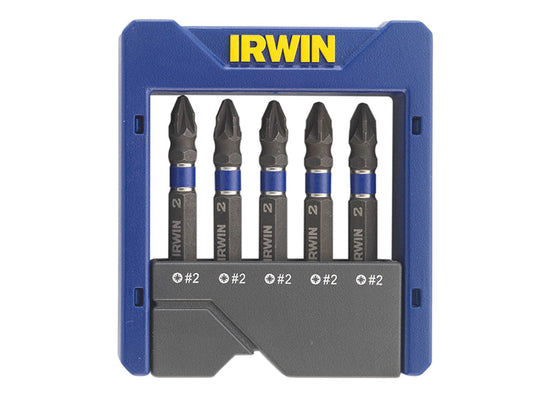 Pozidriv Impact Screwdriver Pocket Bit Set, 5 Piece, IRWIN®