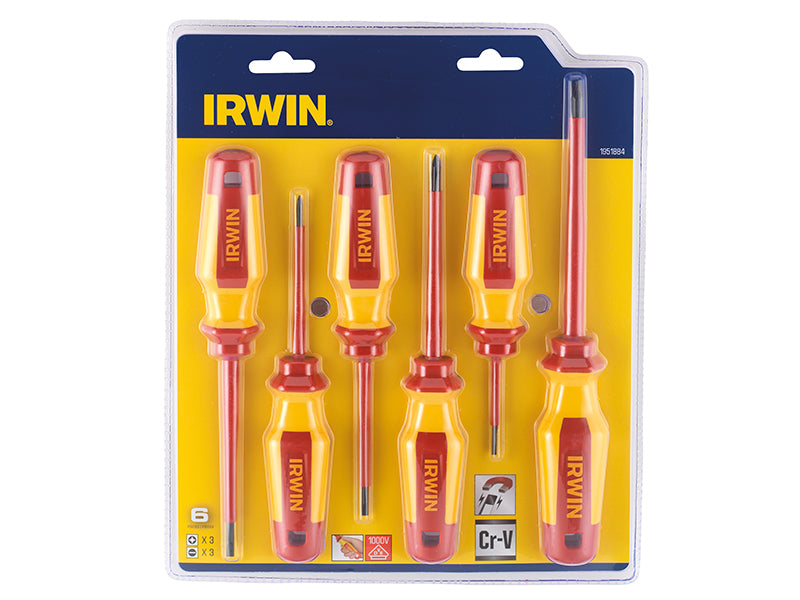 VDE Pro Comfort Screwdriver Set, 6 Piece, IRWIN®