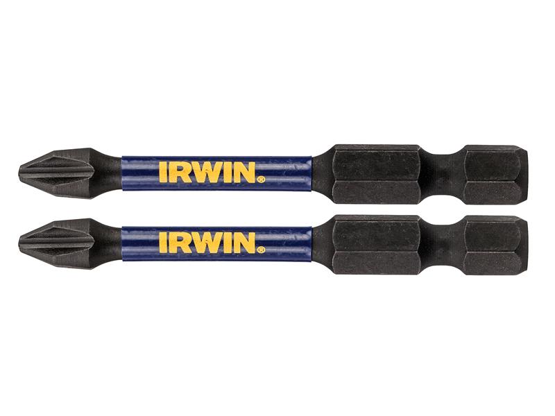 Impact Pro Performance Screwdriver Bits PH2 57mm (Pack 2), IRWIN®