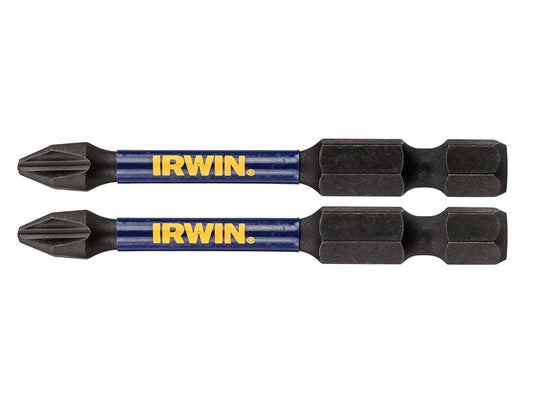 Impact Pro Performance Screwdriver Bits PH2 57mm (Pack 2), IRWIN®