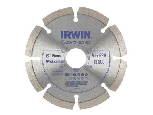 Segmented Diamond Blade 115 x 22.23mm, IRWIN®