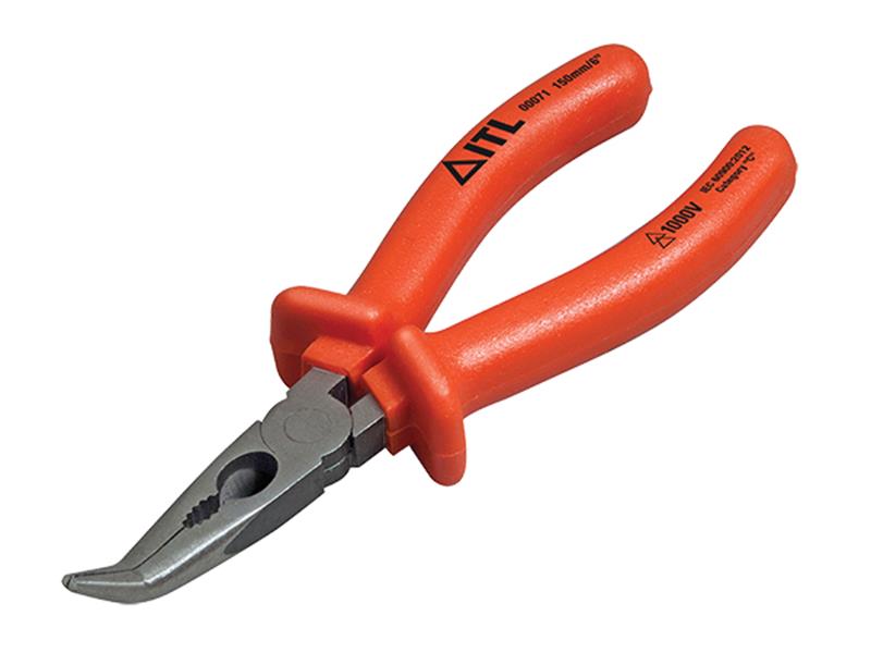 Insulated Bent Nose Pliers 150mm, ITL Insulated