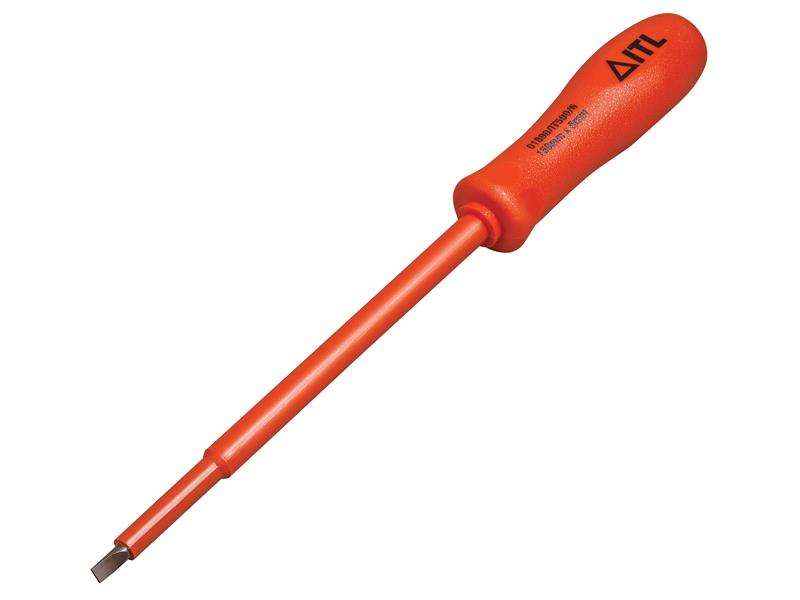 Insulated Electrician Screwdriver 150mm x 5mm, ITL Insulated