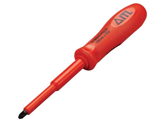 Insulated Screwdriver Pozi No.2 x 100mm (4in), ITL Insulated