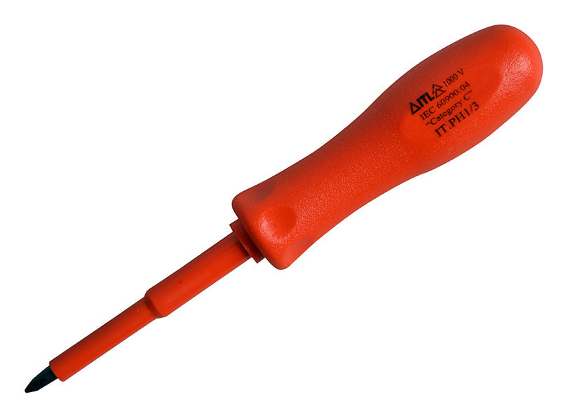 Insulated Screwdriver Phillips No.1 x 75mm (3in), ITL Insulated