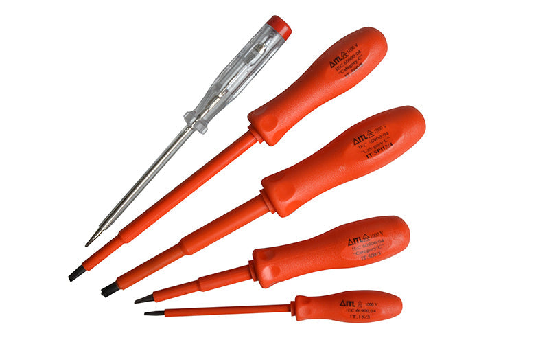 Insulated Screwdriver Set of 5, ITL Insulated