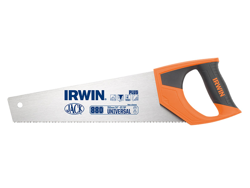 880UN Universal Toolbox Saw 350mm (14in) 8 TPI, IRWIN Jack