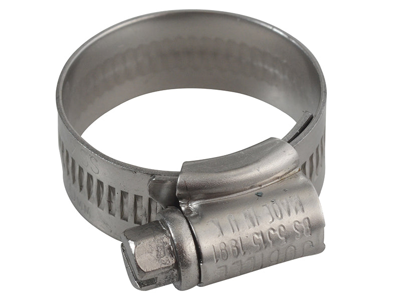 1A Stainless Steel Hose Clip 22 - 30mm (7/8 - 1.1/8in), Jubilee®