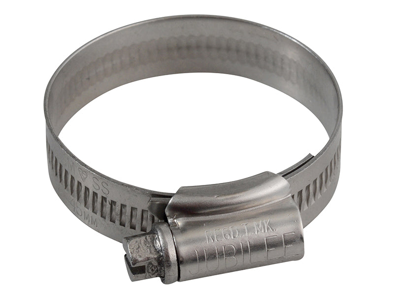 1M Stainless Steel Hose Clip 32 - 45mm (1.1/4 - 1.3/4in), Jubilee®