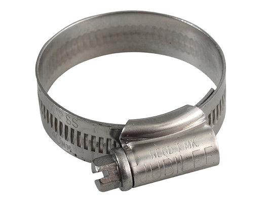 1X Stainless Steel Hose Clip 30 - 40mm (1.1/8 - 1.5/8in), Jubilee®