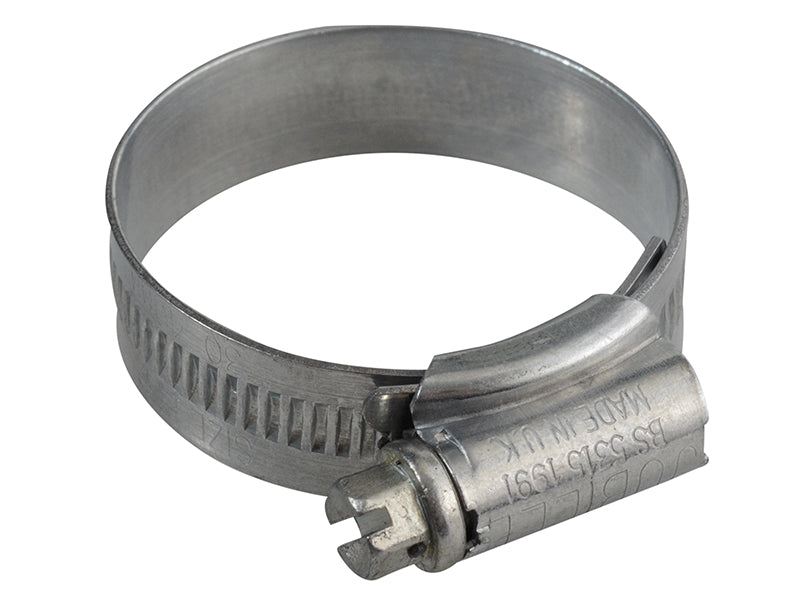 1X Zinc Protected Hose Clip 30 - 40mm (1.1/8 - 1.5/8in), Jubilee®