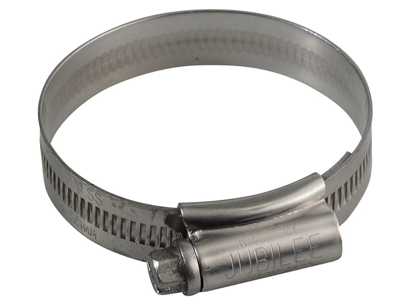 2 Stainless Steel Hose Clip 40 - 55mm (1.5/8 - 2.1/8in), Jubilee®