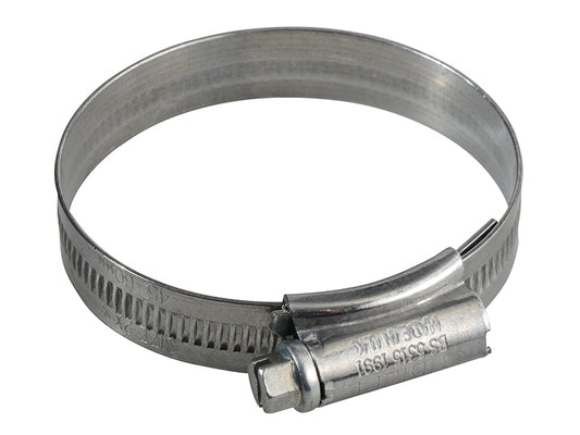 2X Zinc Protected Hose Clip 45 - 60mm (1.3/4 - 2.3/8in), Jubilee®