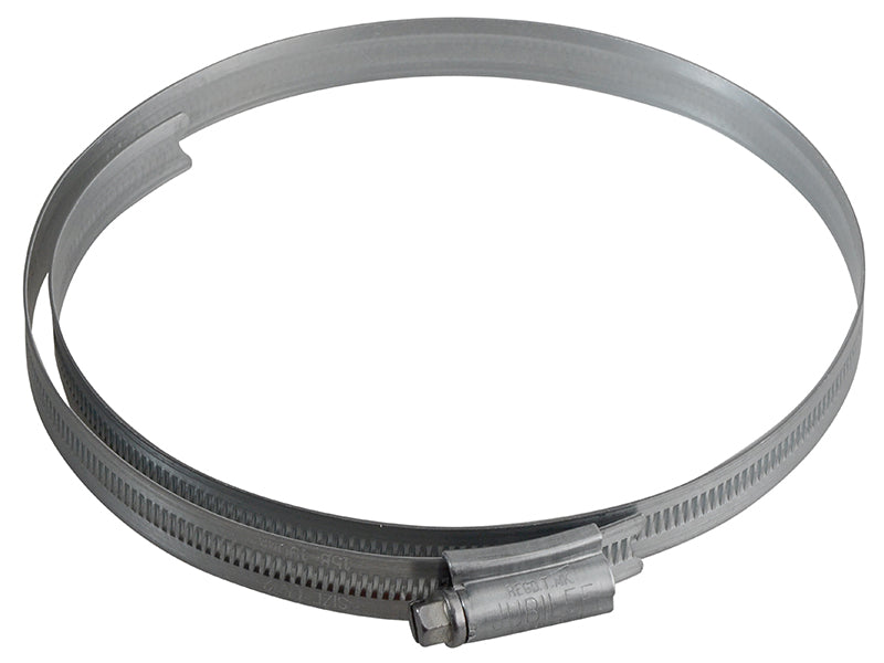 7.1/2in Zinc Protected Hose Clip 158 - 190mm (6.1/4 - 7.1/2in), Jubilee®