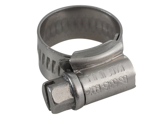 MOO Stainless Steel Hose Clip 11 - 16 mm (1/2 - 5/8in), Jubilee®