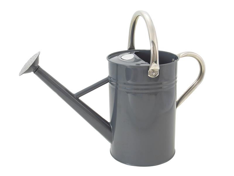 Metal Watering Can Cool Grey 4.5 litre, Kent & Stowe