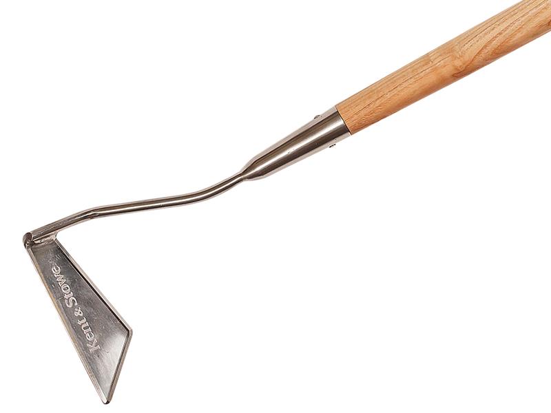 Stainless Steel Long Handled 3-Edged Hoe, FSC®, Kent & Stowe