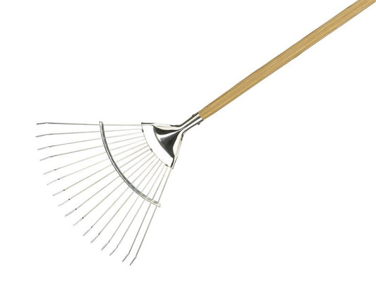 Stainless Steel Lawn & Leaf Rake, FSC®, Kent & Stowe