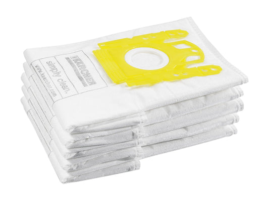 VC Fleece Vacuum Bags Pack of 5, Karcher