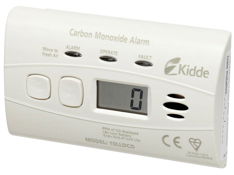 10LLDCO 10-Year Sealed Battery Digital Carbon Monoxide Alarm, Kidde