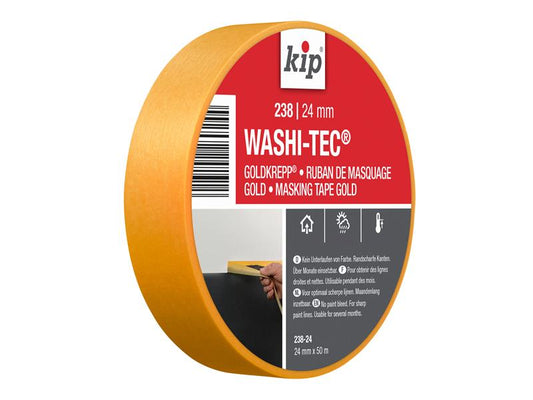 238 Premium WASHI-TEC® Masking Tape 24mm x 50m, KIP®