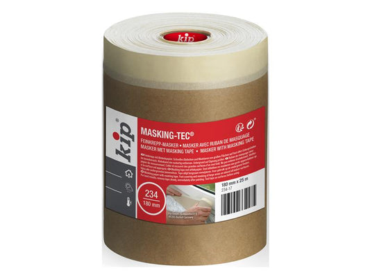 234 Paper Masker Tape 180mm x 25m, KIP®