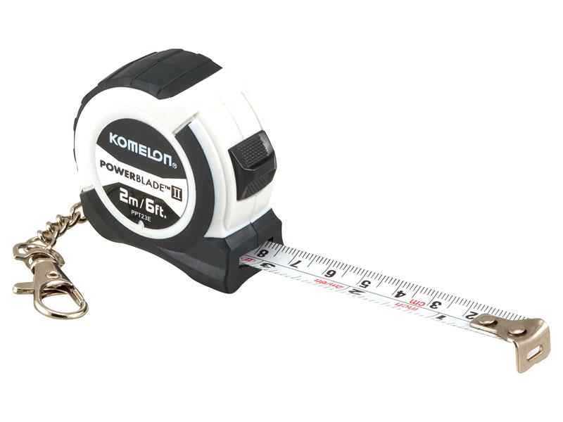 PowerBlade™ II Pocket Key Ring Tape 2m/6ft (Width 13mm), Komelon