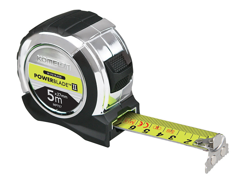 PowerBlade™ II Pocket Tape 5m (Width 27mm) (Metric only), Komelon