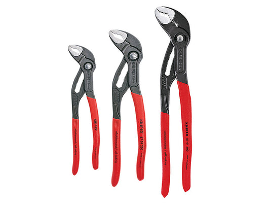 Cobra® Water Pump Pliers Set, 3 Piece, Knipex