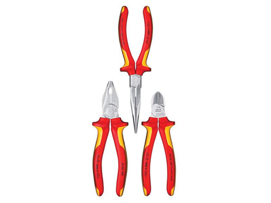 Elektro VDE Pliers Set, 3 Piece, Knipex