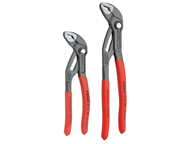 Cobra® Water Pump Pliers Set, 2 Piece, Knipex