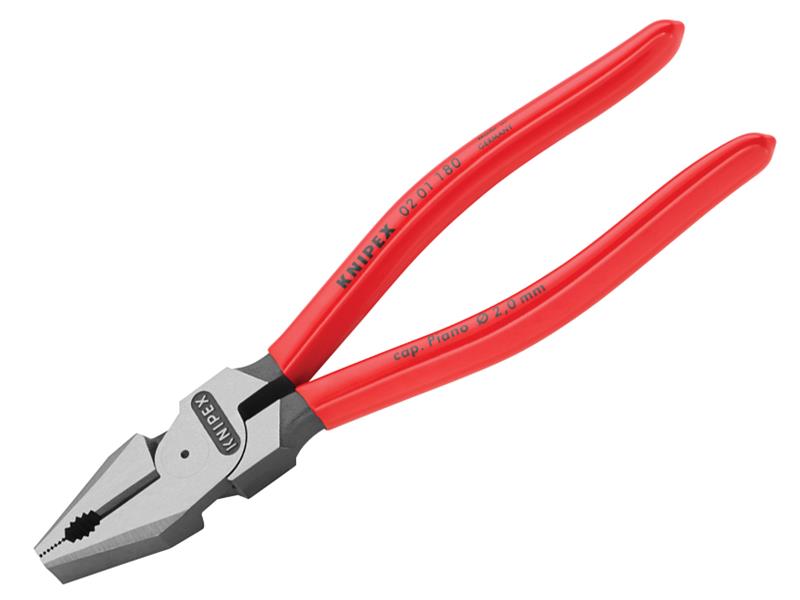 High Leverage Combination Pliers PVC Grip 180mm, Knipex