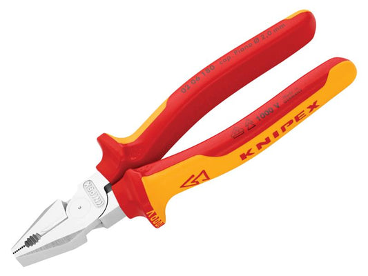 VDE High Leverage Combination Pliers 180mm, Knipex