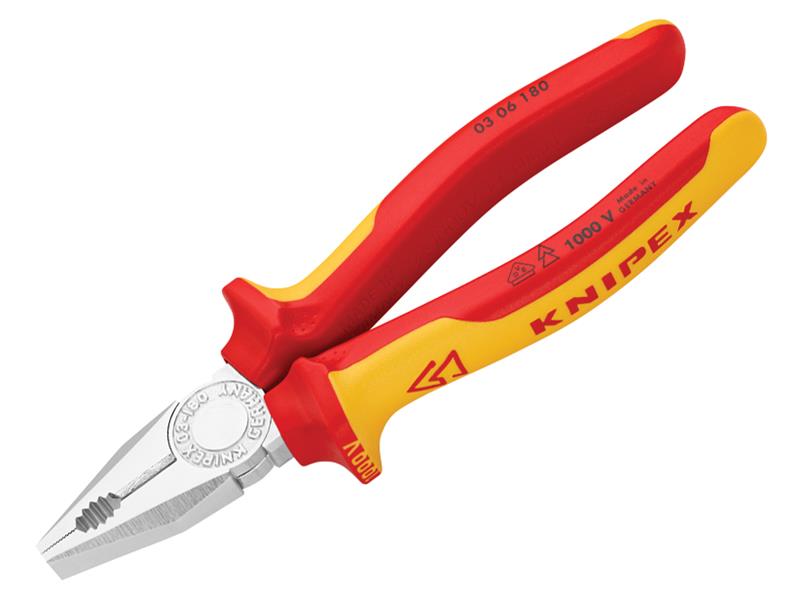 VDE Combination Pliers 180mm, Knipex