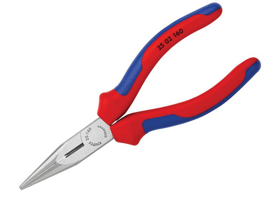 Snipe Nose Side Cutting Pliers (Radio) Multi-Component Grip 160mm (6.1/4in), Knipex