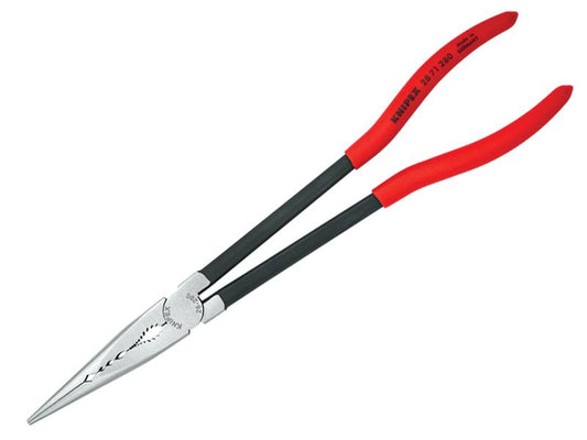 Long Reach Straight Needle Nose Pliers 280mm, Knipex