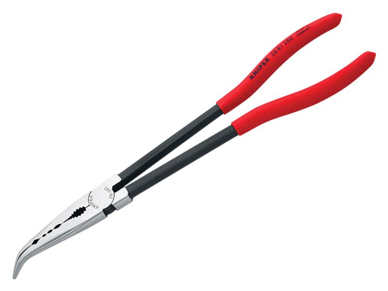 Long Reach Bent Needle Nose Pliers 280mm, Knipex